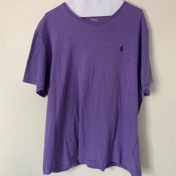Polo Ralph Lauren Mens T-Shirt Purple Size XL - Picture 1 of 3